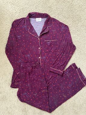 In My Sundays Twinkling Bow Pajama Set
